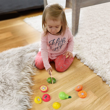 Wooden Cutting Food Toys Set for Toddlers