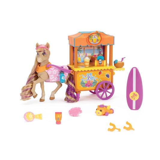 Bailey’s Surf & Snacks Horse Playset with Doll