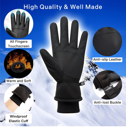 Winter Thermal Touchscreen Gloves for Outdoor Activities