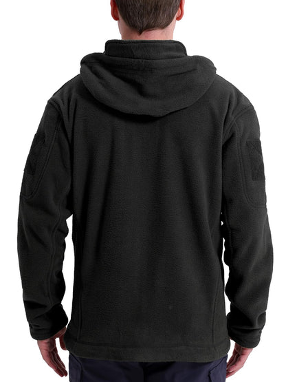 Men's Hooded Fleece Tactical Jacket