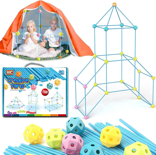 168PCS Fort Building Kit for Kids
