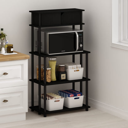 Furinno Kitchen Storage Shelf with Top Cabinet