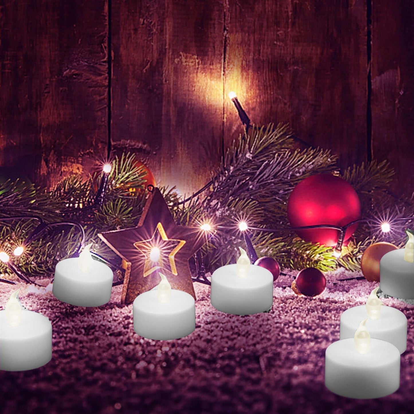 24 Flameless LED Tea Lights