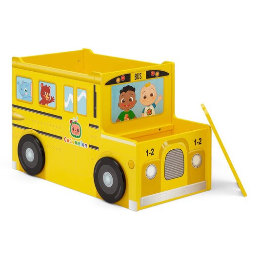 CoComelon School Bus Toy Box by Delta Children