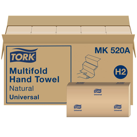 Tork Multifold Recycled Hand Towels, 250 Sheets