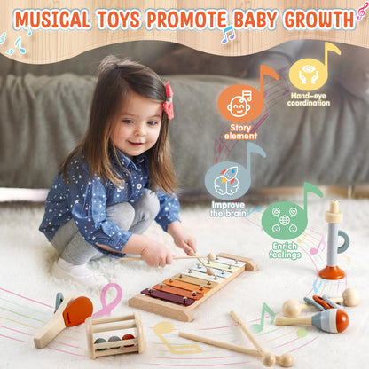 Baby Musical Instruments Set - Educational Toddler Toys