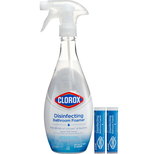 Clorox Bathroom Foamer Kit with 2 Refills