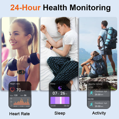 HD Smartwatch with Fitness Tracker & Calls