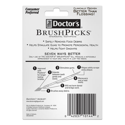 The Doctor's Interdental Brushes and Toothpicks 4 Pack