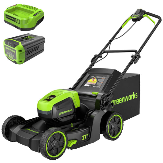 60V Brushless Lawn Mower with Battery & Charger