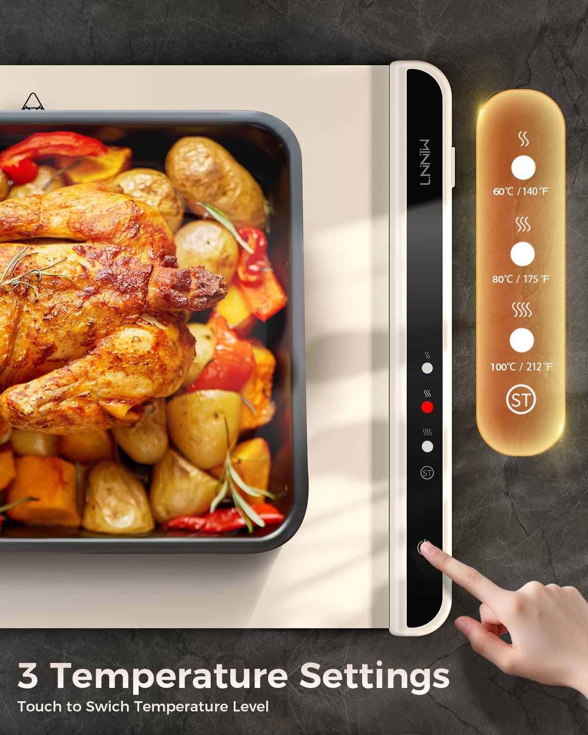 Electric Food Warming Mat for Parties & Home