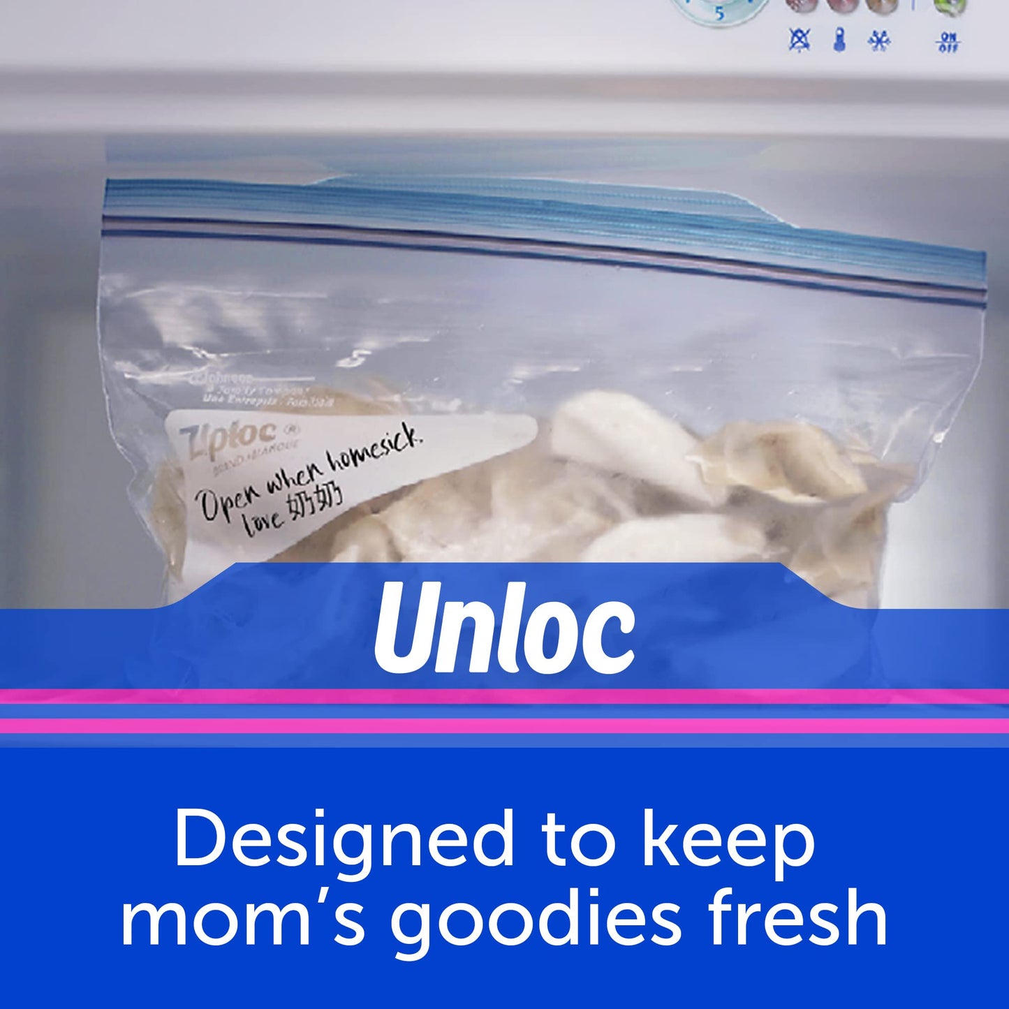 Ziploc 2-Gallon Freezer Bags with Grip Seal, 30 Count