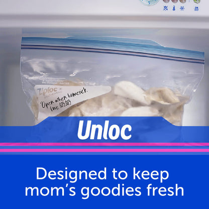 Ziploc 2-Gallon Freezer Bags with Grip Seal, 30 Count
