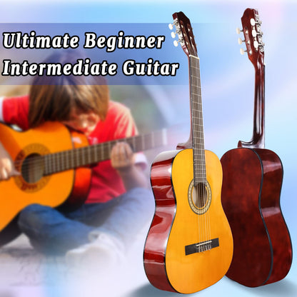 Strong Wind 39 Inch Classical Guitar Nylon Strings Full Size Acoustic Guitar for Beginner Students Adult