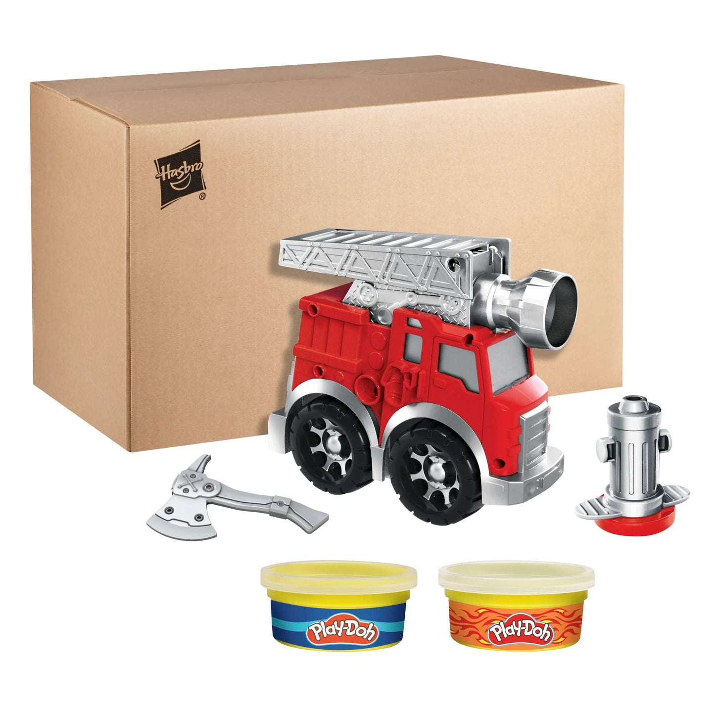 Play-Doh Fire Engine Toy Set with Modeling Clay