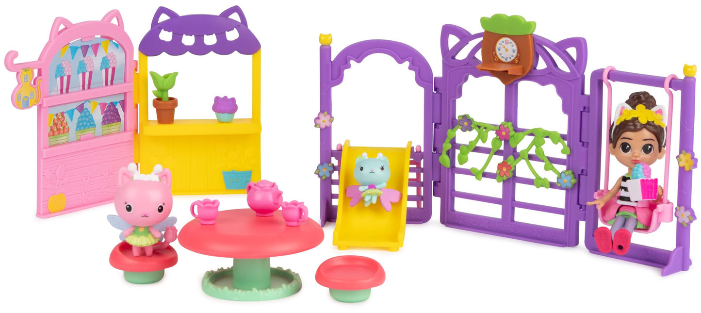 Gabby's Dollhouse Kitty Fairy Garden Party Playset
