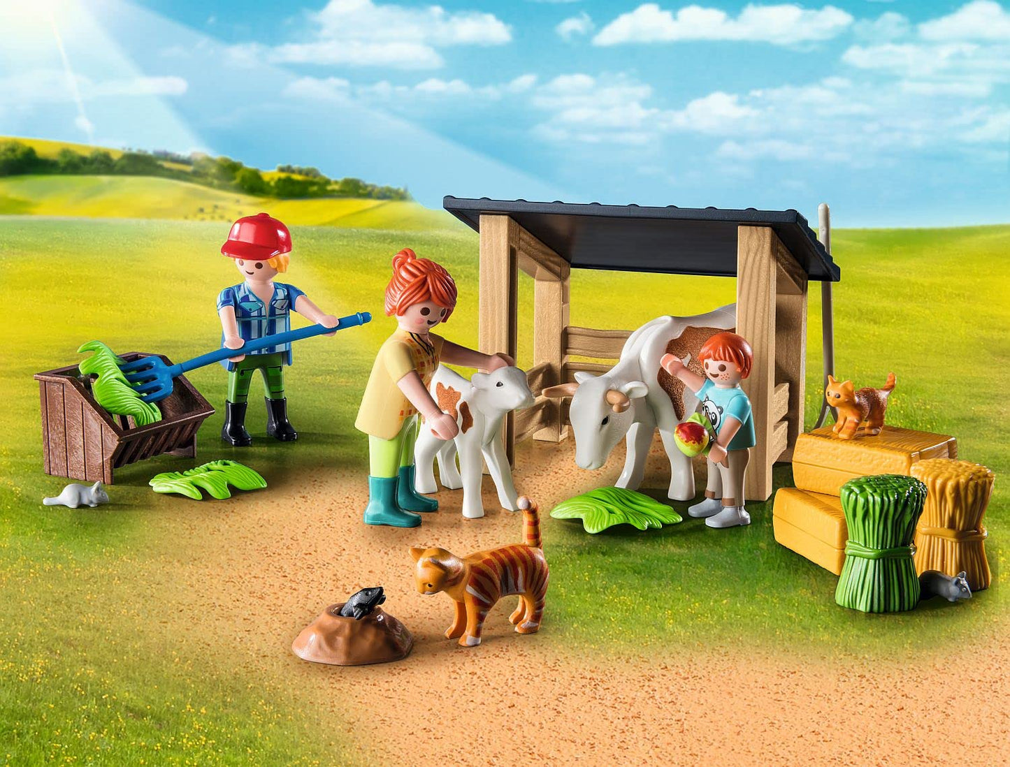Playmobil Farmhouse Playset with Outdoor Area