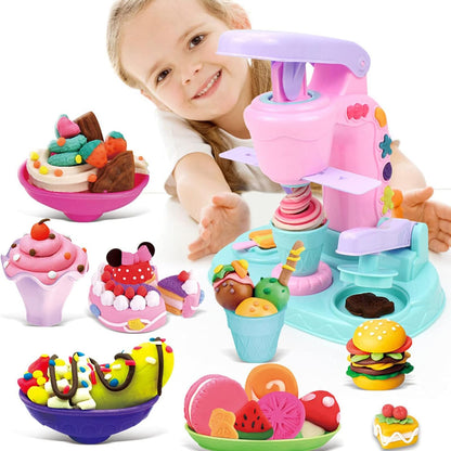 26 PCS Ice Cream Maker Dough Set for Kids