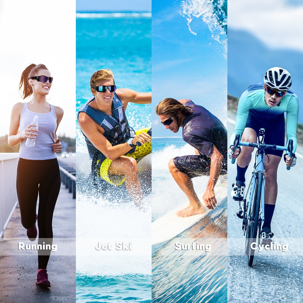 Polarized Sports Sunglasses for Men and Women