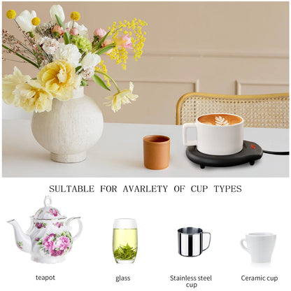 Coffee Mug Warmer for Warm Drinks by ASAWASA