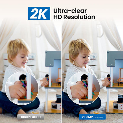 Cinnado 2K 360° Indoor WiFi Security Camera