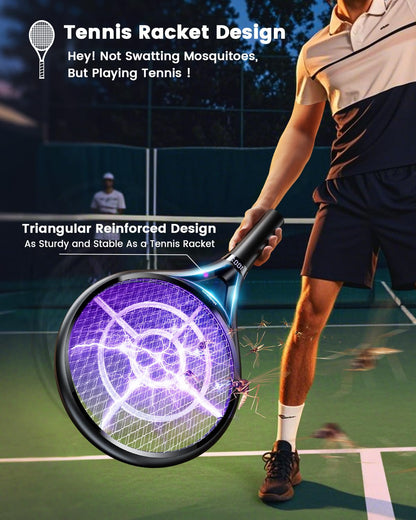 Minimoon Rechargeable Electric Fly Swatter Racket