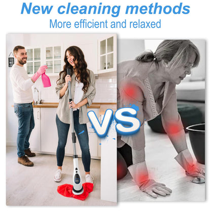 Cordless Electric Shower Scrubber with 9 Heads