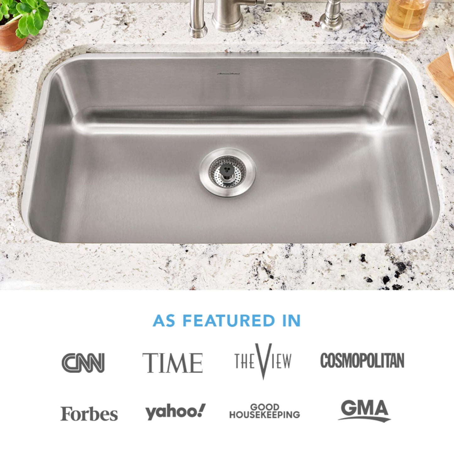 SinkShroom Clog-Free Stainless Steel Sink Strainer