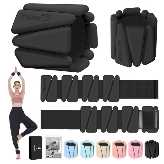 2 Pack Adjustable Wrist & Ankle Weights