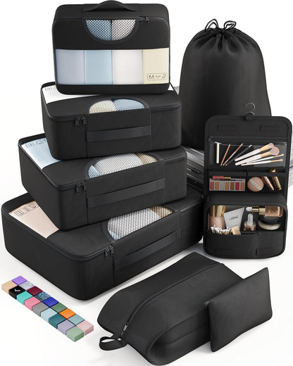 Veken 8-Piece Packing Cubes Set for Travel