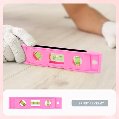 Pink 149-Piece Tool Kit for Home Repairs