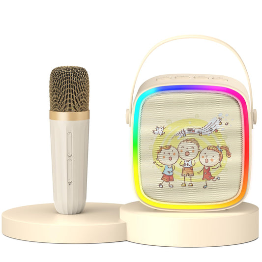 Mini Karaoke Machine for Kids with Microphone