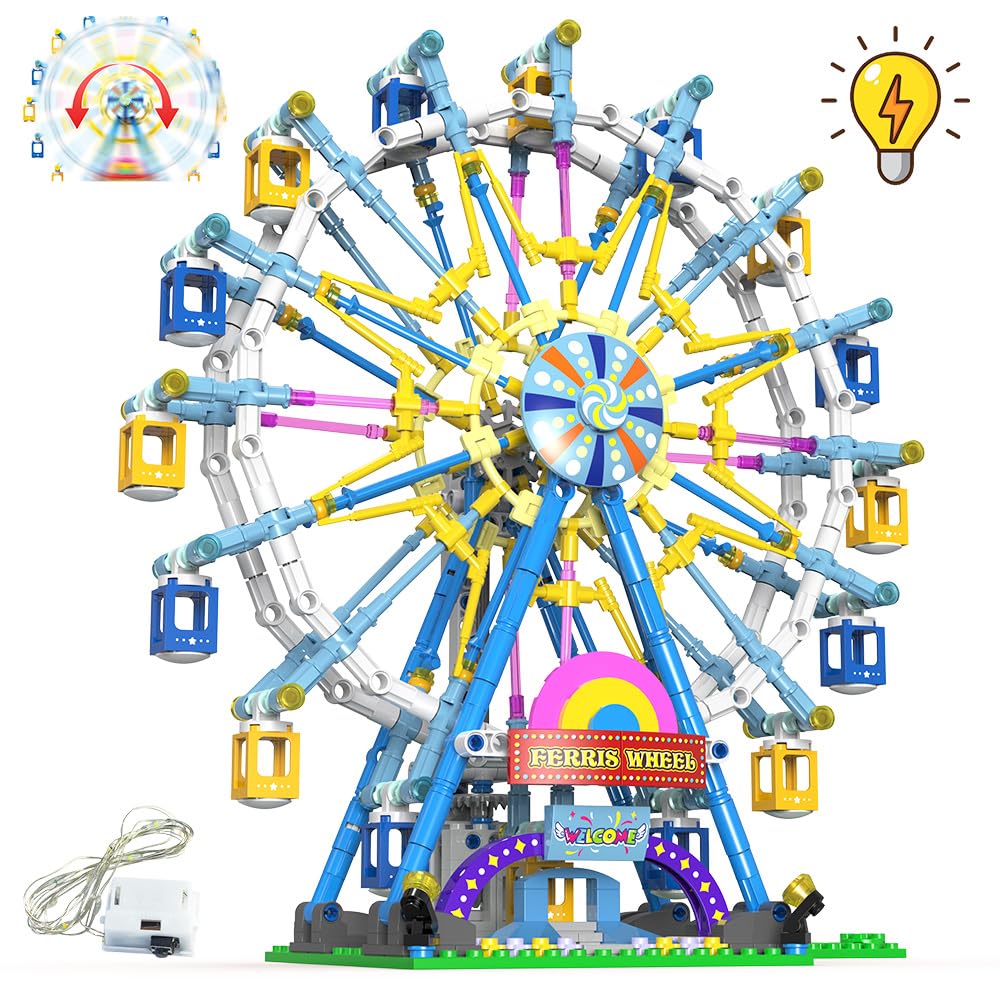 Ferris Wheel Building Blocks Set for Kids