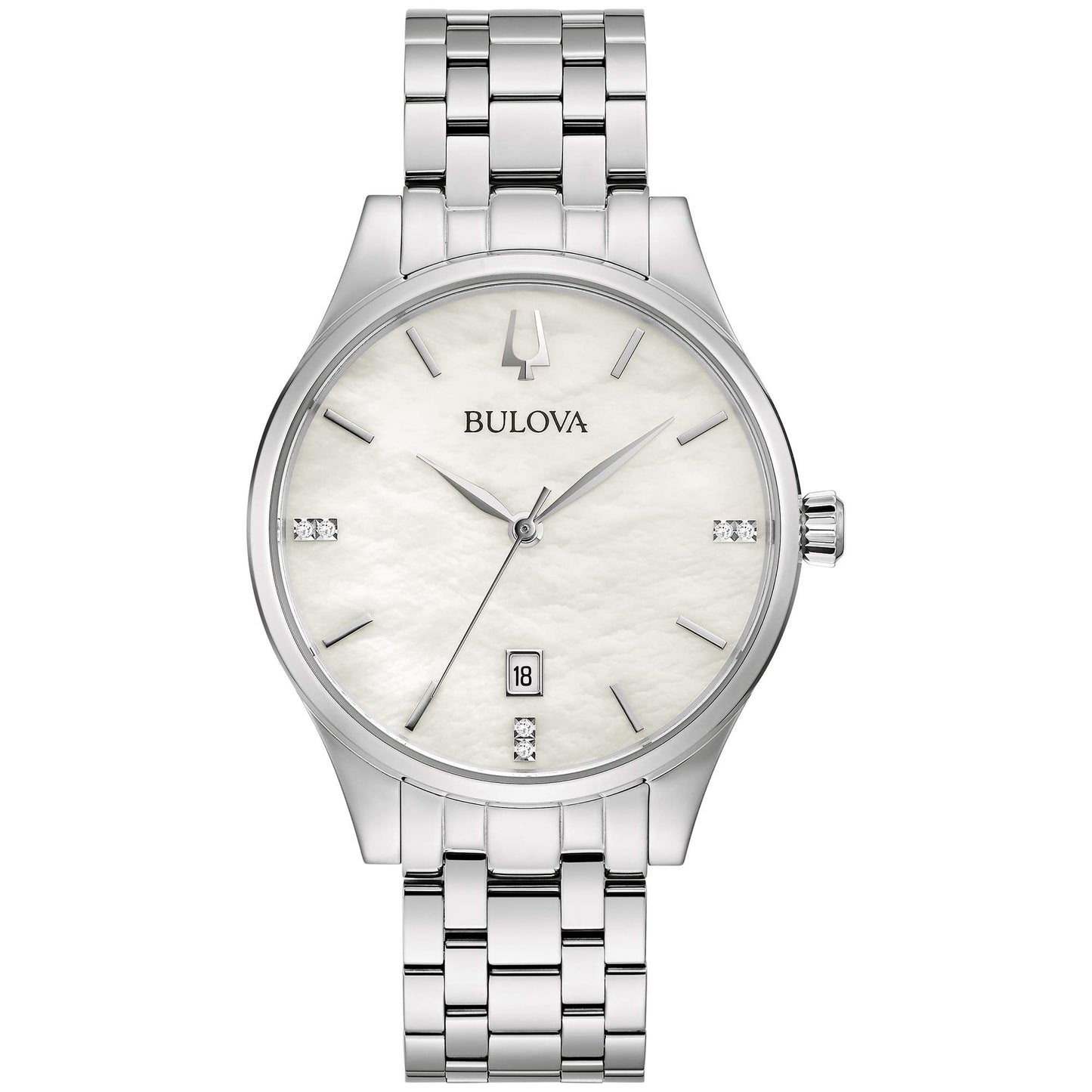 Bulova Ladies' Diamond Dial Quartz Watch