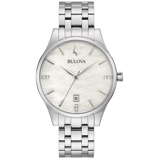 Bulova Ladies' Diamond Dial Quartz Watch