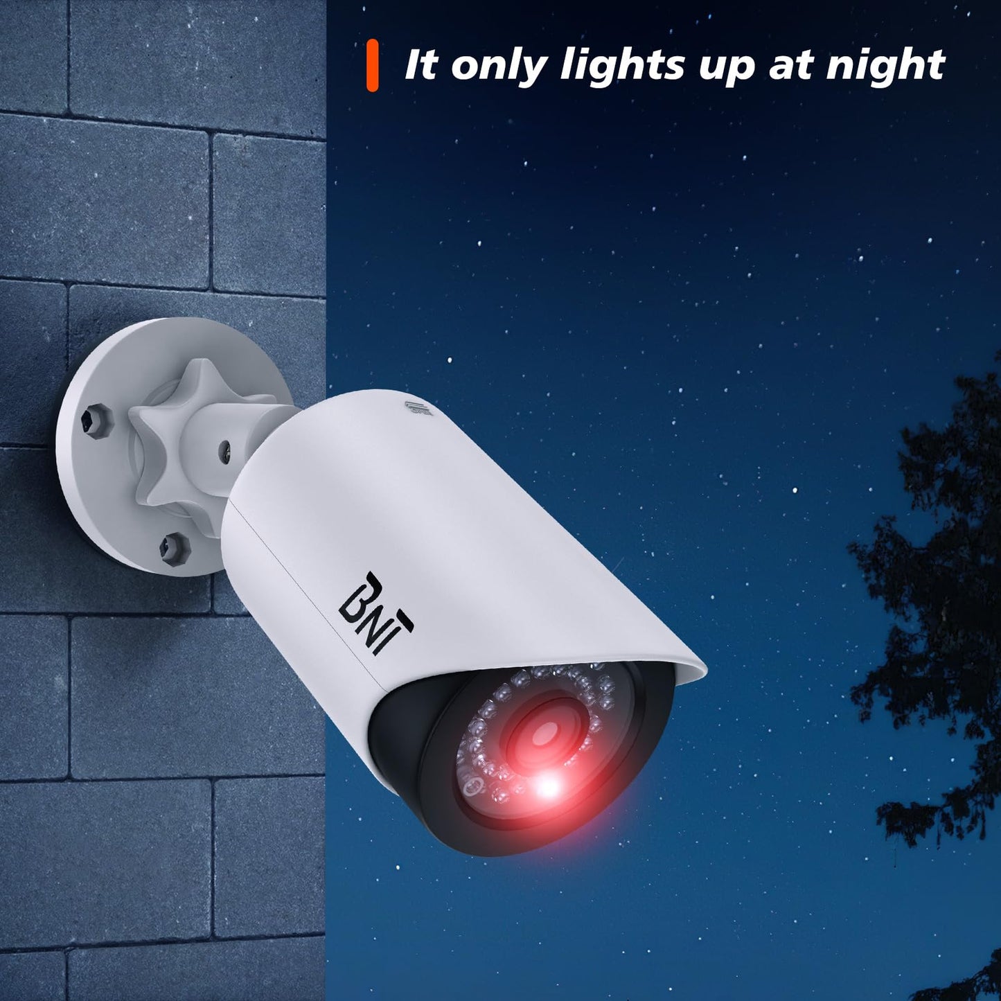 2 Pack Dummy Fake Security Cameras for Home