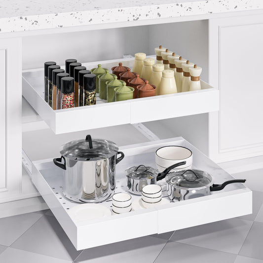 Expandable Under Cabinet Pot and Pan Organizer