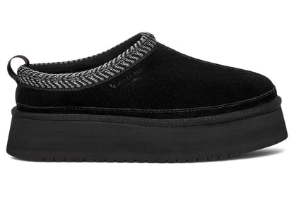 Koolaburra Women's Burree Platform Slipper, Black
