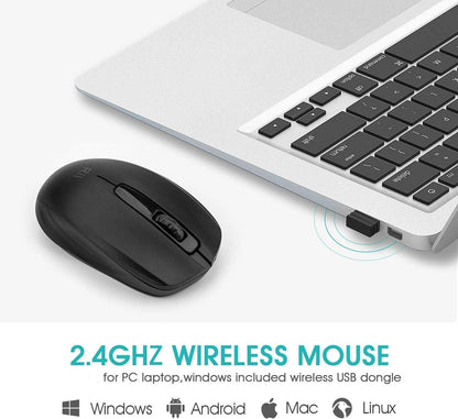 Rii Wireless Mouse 2.4G USB Dongle - 2-Pack