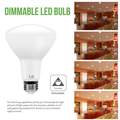 8 Pack Dimmable LED Flood Light Bulbs