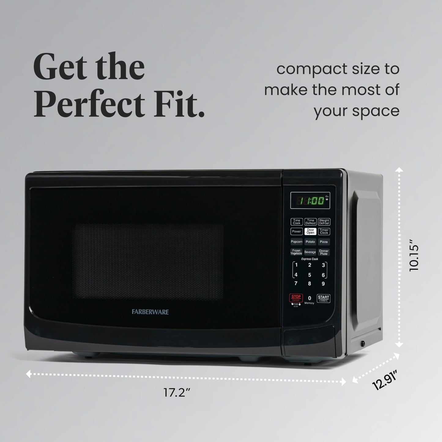 Farberware 0.7 Cu. Ft. Countertop Microwave Oven