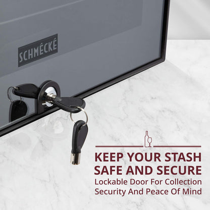 SCHMÉCKÉ 12-Bottle Wine Cooler with Digital Control