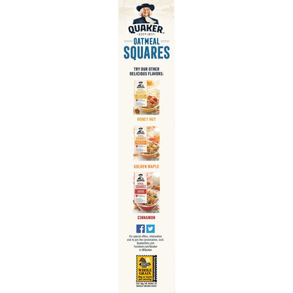 Quaker Oatmeal Squares Brown Sugar Cereal 3-Pack