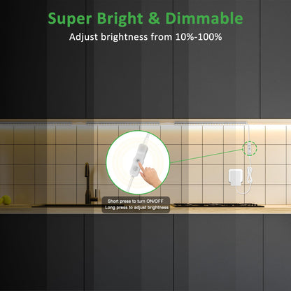 6 Pcs Under Cabinet Lights for Kitchen