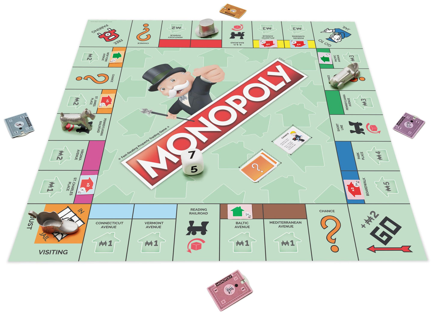 Monopoly Board Game Giant Edition Game for Kids | Family Board Game | Outdoor Games | Kids Games with Massive Board, Cards, Tokens, for Kids Ages 6+