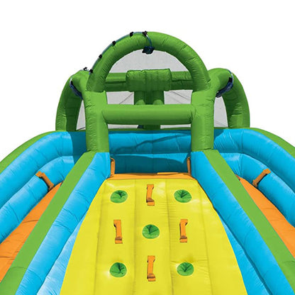 Little Tikes Rocky Mountain River Race Inflatable Slide Bouncer Multicolor, 161.00''L x 169.00''W x 103.00''H --- Weight: 50.00lbs.