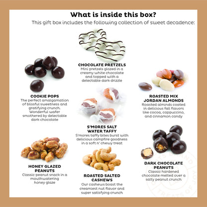 UPDATE: DEAD ❗ Oh! Nuts Christmas Chocolate Tins Gift Box, Gourmet Candy Basket Holiday Chocolates Covered Pretzels Gifts Food Sets For Men Women Prime Baskets Delivery Thanksgiving Valentines Day Delivered