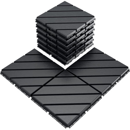 VANCASTLE 12" x 12" Waterproof Outdoor Floor Tiles