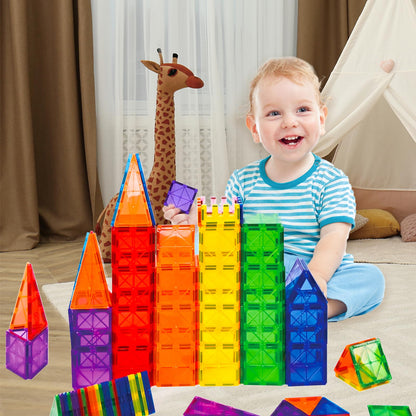 FNJO Magnetic Building Blocks Set for Kids