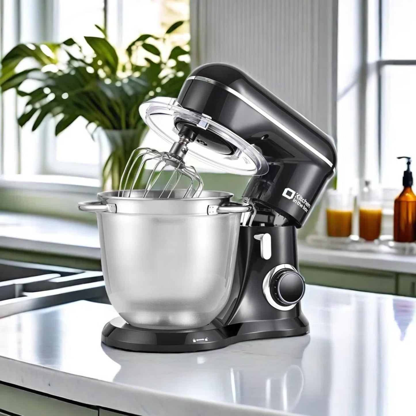 Kitchen In The Box Electric 4.5QT Stand Mixer with Two Bowls